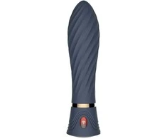 Sexy Elephant Mėlyna Velvet Double Silicone Vibrator