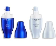 Rinkinys „Shiseido“: „Bio-Performance Infill Anti-Aging Night Serumas for Facial“, 30 ml + „Bio-Performance Full Expansion Anti-Aging Day Serumas for Facial“, 30 ml