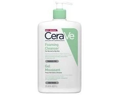 Putojantis veido ir kūno prausiklis normaliai ir riebiai odai Cerave Foaming Cleansing Gel, 1000 ml