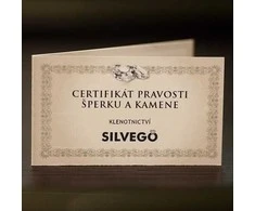 Sidabriniai auskarai su tikrais granatais SILVEGOB380095