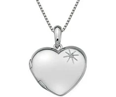 Sidabrinis pakabukas Hot Diamonds DP495 Memoirs Heart Locket