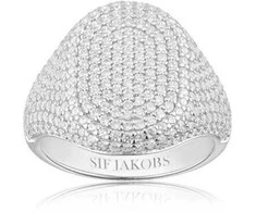 Sif Jakobs Išskirtinis sidabrinis žiedas su kubiniu cirkonio oksidu Capizzi SJ-R42240-CZ