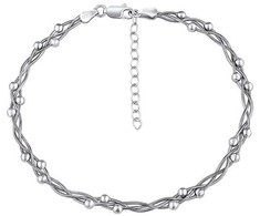 Silvego Sidabrinis braided leg chain TTT420A