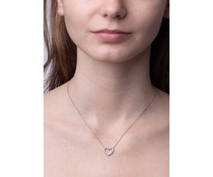 Silvego Sidabrinis heart pakabukas with zircons JJJN0685