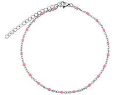 Silvego Steel kojų grandinėlė - rožinė KMM1743