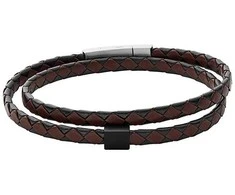 Skagen Double leather bracelet for men Hulsten SKJM0185998