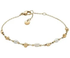 Skagen Gold-plated bracelet with pearls Agnethe SKJ1880710