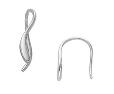Skagen Modern steel earrings Wave SKJ1790040