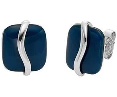Skagen Stilingi plieniniai auskarai Sofia Sea Glass SKJ1810040