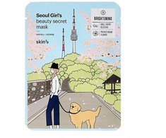 skin79 Seoul Girl`s Beauty Secret Sheet Mask skaistinamoji lakštinė veido kaukė, 20 g