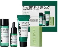 Kosmetikos rinkinys SOME BY MI AHA-BHA-PHA 30 DAYS MIRACLE STARTER KIT [Cleansing Bar 30g, Toneris 30ml, Serum 10ml, Kreminis 20g]