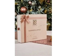 „SOSU Cosmetics Shimmer &amp; Spice Set“ dovanų rinkinys