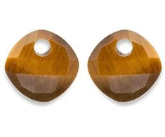 Sparkling EAGEM09-CC tiger eye earring pendants