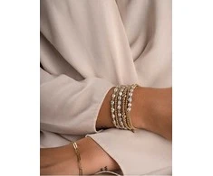 Sparkling Elegantiška apyrankė iš baroko perlų SBG-PEARL-ADD-4MM