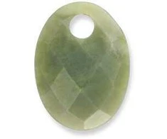 Sparkling PENGEM61-MO žalias jade oval pendant
