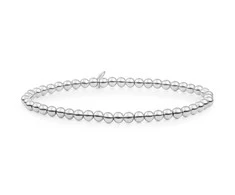 Sparkling „Saturn“ moteriška sidabrinė rutulinė apyrankė SB-S-4MM-ADD