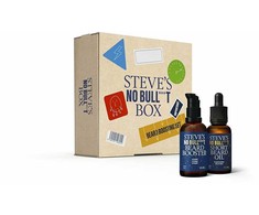 Steves No Bullt Steve's Bear d Boosting Set Beard Grooming Gift Set Barzdos aliejus 30ml barzdos priežiūra Vyrams