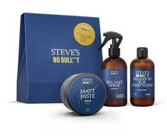 Steves No Bullt Steve's plaukų priežiūros priemonių trio dėžutė dovanų rinkinys
