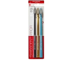 Swissdent Profi Whitening Trio Dantų šepetėlis unisex, 1 balení