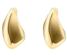 Tamaris Paauksuoto plieno auskarai Organic Shapes Tear Drop TJ-0601-E-22