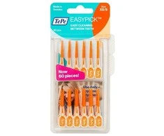 TePe Gumuoti dantų krapštukai Easypick XS/S oranžiniai