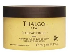 Thalgo Iles Pacifique Coconut Shell Scrub kūno šveitiklis su kokoso kevalais ir jūros druska, 270 g