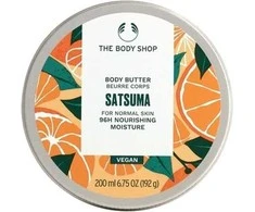 „The Body Shop“ kūno sviestas normaliai odai „Satsuma“ (kūno sviestas), 200 ml