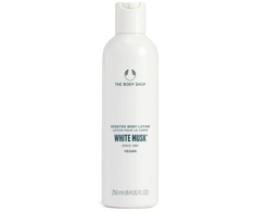 The Body Shop Baltas Musk kūno losjonas, 400 ml