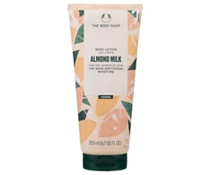 „The Body Shop“ kūno losjonas sausai ir jautriai odai su migdolų pienu (Losjonas kūnui) 200 ml