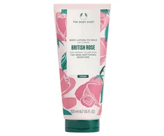 „The Body Shop“ kūno losjonas normaliai ir sausai odai su „British Rose“ (Losjonas kūnui), 200 ml