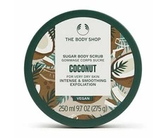 „The Body Shop“ kūno šveitiklis labai sausai odai su kokosų ekstraktu (kūno šveitiklis), 250 ml