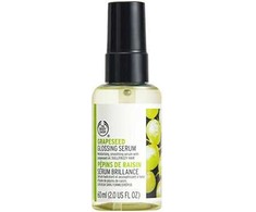 „The Body Shop“ šviesinamasis serumas nusilpusiems plaukams. „Grapeseed“ (blizgesį suteikiantis serumas), 60 ml
