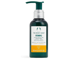 „The Body Shop“ skystas šveičiamasis odos pilingas su vitaminu C (švytėjimą atskleidžiantis skystas pilingas) 100 ml