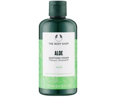 "The Body Shop" raminamasis tonikas jautriai odai "Aloe" (raminamasis tonikas) 250 ml