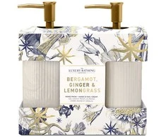 The Luxury Bathing Hand care gift set in a box Bergamot, Ginger &amp; Lemongrass 2 pcs