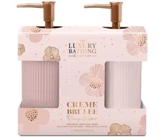 The Luxury Bathing Intensive Hand Care Gift Set Creme Brulee, Oranžinis Blossom &amp; Vanilla 2 pcs