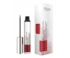 Tolure Cosmetics Veganiškas serumas blakstienoms ir antakiams Hair plus Raudona Coral 3 ml