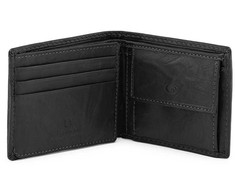 Tom Tailor Men´s leather wallet 14200 60 Juodas