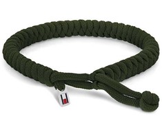 Tommy Hilfiger chaki spalvos nailono pinta apyrankė Axel 2790594