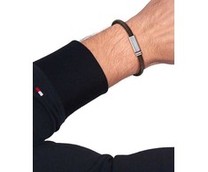 Tommy Hilfiger Vyriška ruda apyrankė iš dirbtinės odos Printed Cord 2790703