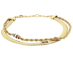 Tommy Hilfiger Dvigubai paauksuota daugiasluoksnė apyrankė 2780982