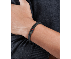 Tommy Hilfiger Elegant juodas leather bracelet 2790262S