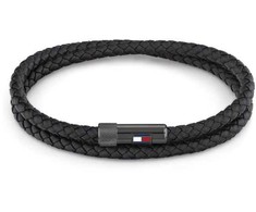Tommy Hilfiger Elegant juodas leather bracelet 2790262S