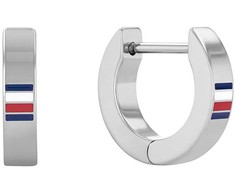 Tommy Hilfiger Madingi žiediniai auskarai su trispalve 2790380