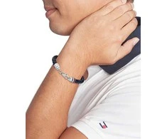 Tommy Hilfiger Madinga odinė vyriška apyrankė Tyson 2790634