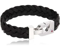 Tommy Hilfiger Madinga odinė apyrankė su plieniniu užsegimu 2700872