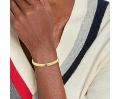 Tommy Hilfiger Fashion solid bracelet with crystals Stripes 2781047