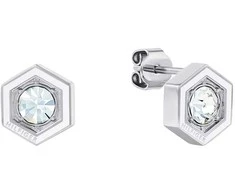 Tommy Hilfiger Madingi plieno auskarai su kristalu Geometric 2780859