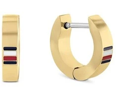 Tommy Hilfiger Auksuoti auskarai su žiedais Vyriški auskarai 2790586