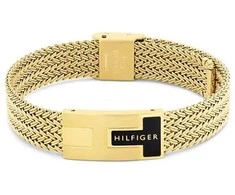 Tommy Hilfiger Gold-plated men´s bracelet Nautical Mesh 2790706